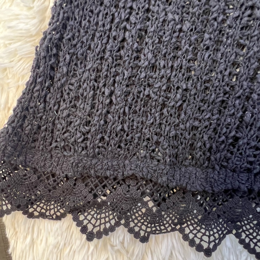 Aeropostale Bethany Mota Knit Black Sweater Cover Up Sz M - Picture 8 of 16